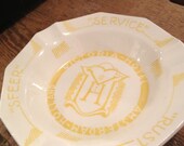 Vintage Victorian Hotel Ashtray from Amsterdam