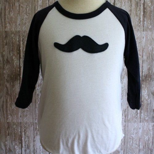 Mustache Boys Baseball Tshirt