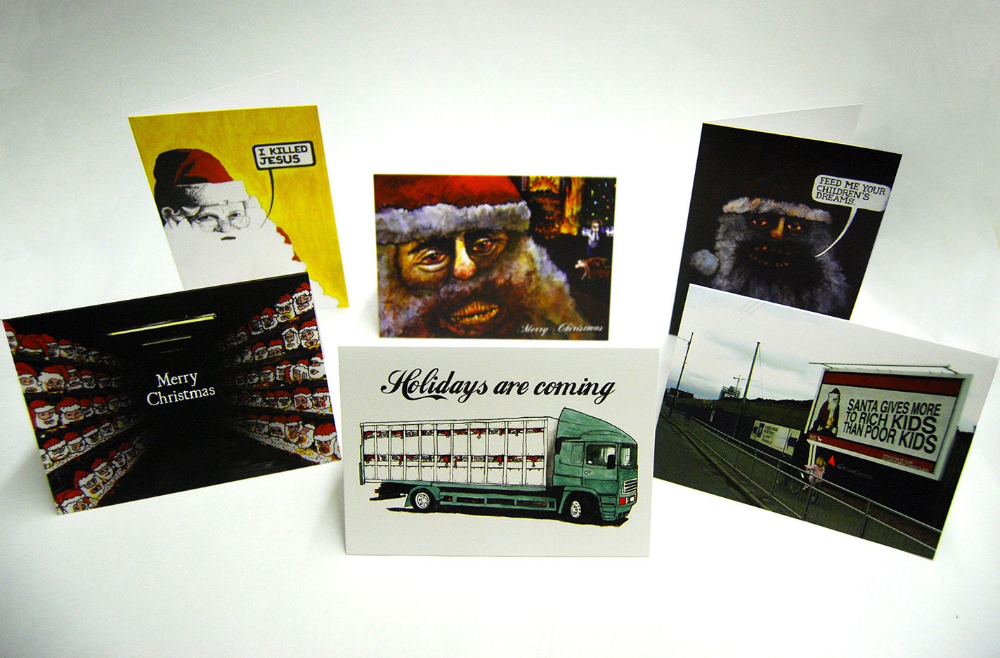 12 A6 Christmas Cards with Envelopes