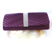 SALE - Purple Bridal and Evening Clutch