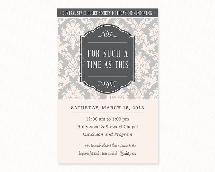 Customized Event Poster/Flyer/Invitation Printable