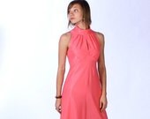 ON SALE Vintage Dress in Shimmering Pink