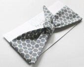 Denim Dot Head Scarf - Headband