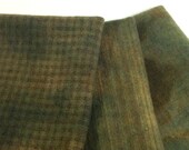 Rug Hooking Wool, Primitive Green Bundle, 3) Fat Eighths, J662
