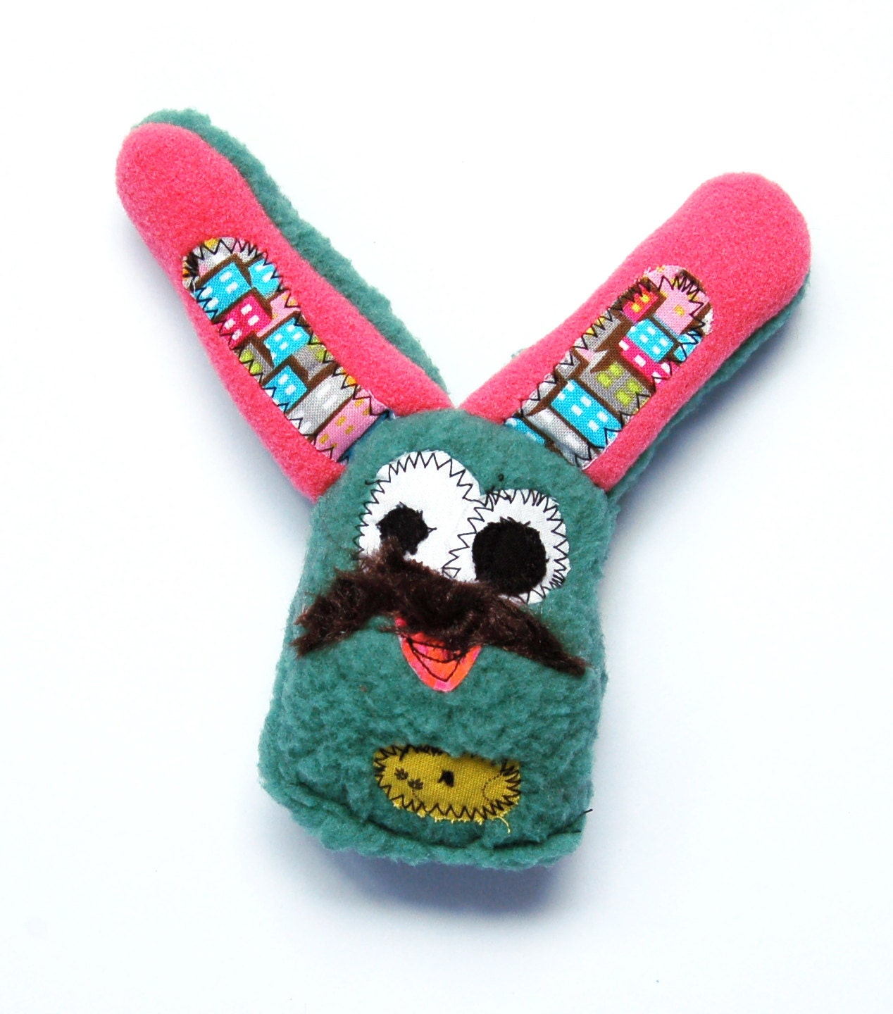 Lil Mini Plush Dog Toy with Heart Fortune & Squeaker - Fresh Out by Fugly Friends