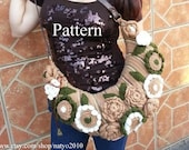 Garden of Eden Crochet Hobo Tote Bag PDF PATTERN by Email - Permission Sell finish product