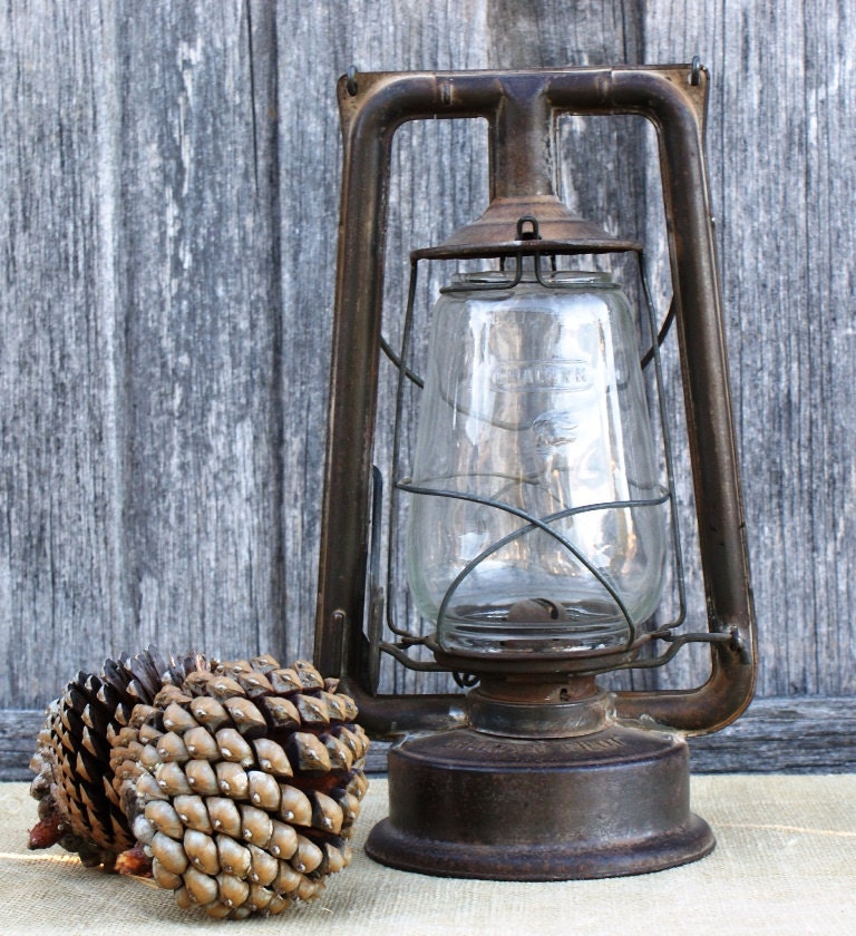 Items similar to Vintage Oil Lantern with Handle Chalwyn Pilot on Etsy