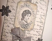 Handmade card, Oh so Vintage French, Shabby Chic Style