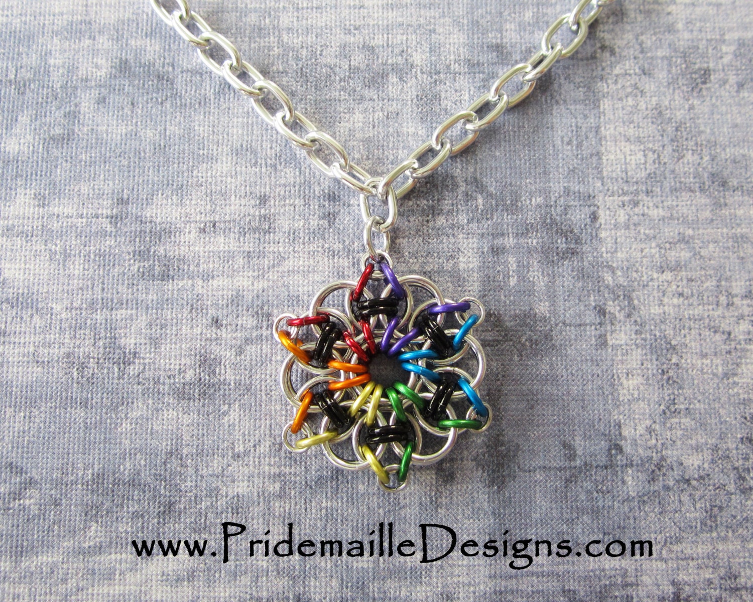 Gay Pride Celtic Visions Pendant - Version 2 - PENDANT ONLY