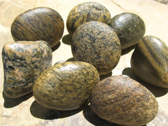 Beach Stone Cabinet Knobs EARTHY Beach Stone Cabinet Knobs