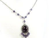 Beaded Victorian Necklace Elegantly Yours Costume Jewelry Pick Your Color