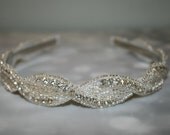 SALE Wedding Headband, Wedding, Rhinestone Headband, Wedding Hair Accessory, Bridal Accessories- BAYLEE