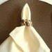Nougat and Coffee Napkin Rings - Wooden Beads - Set of Four