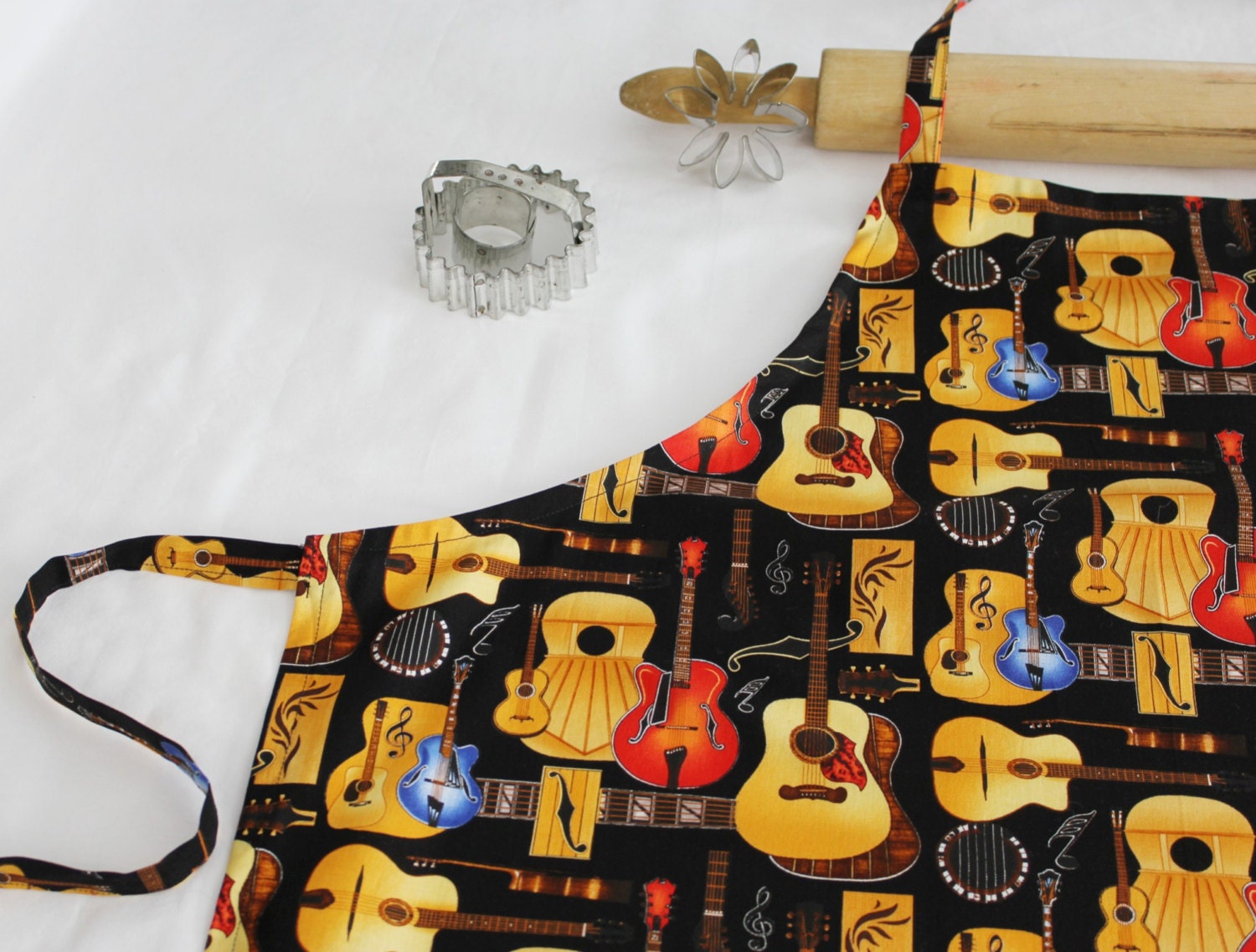 Guitars Adult Apron