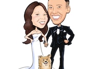 Bridal Wedding Shower Party Portrait Poster Guest Book