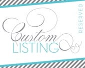 Custom Listing for Robyne