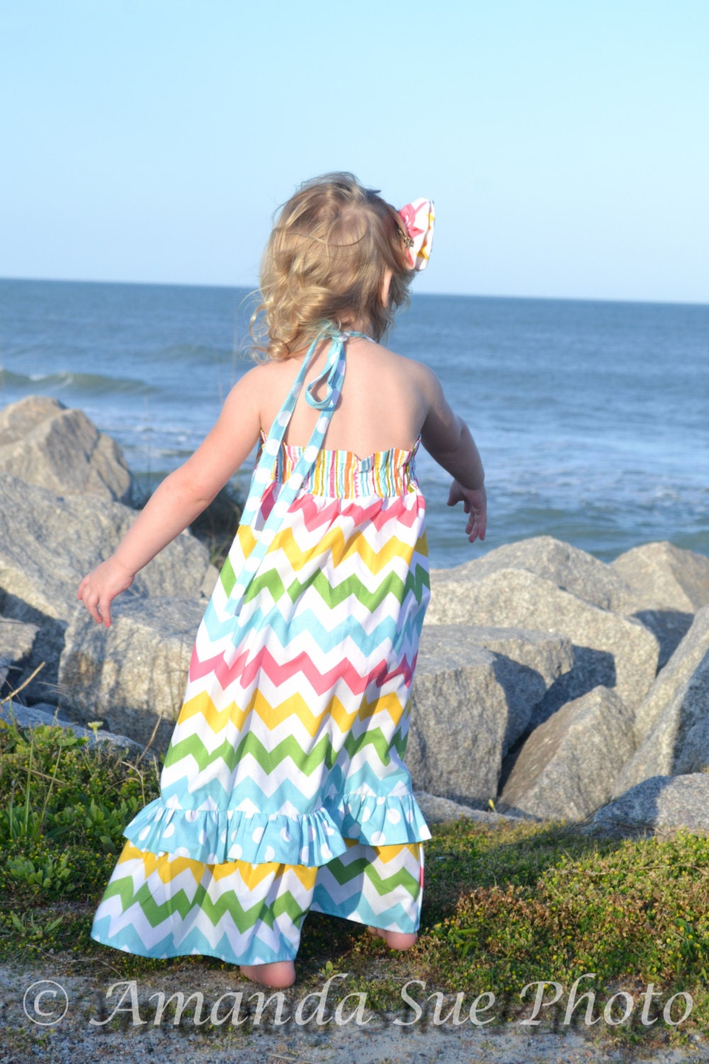 Maxi dress - chevron maxi dress girls dress