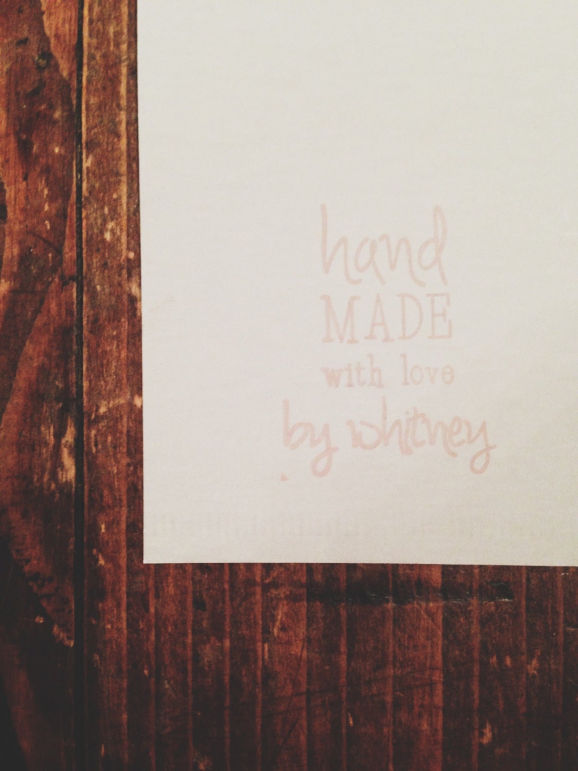 Custom Stamp Decorative Hand Made Stamp