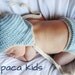 Baby Boy Pom Pom Hat and Diaper Cover Photo Prop Set in Soft Blue Alpaca