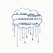 Raindrops - Paper cutting