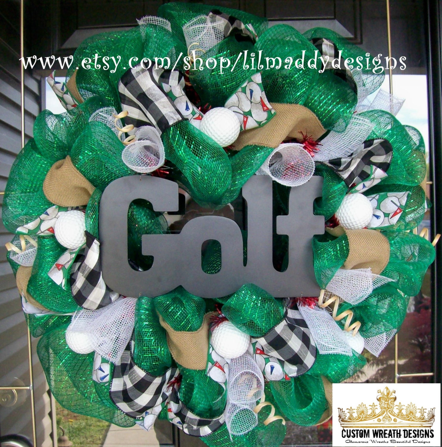Golf Mesh Wreath