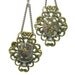 Steampunk Earring Jewelry, steampunk earrings, silver, dangle, upcycled, recycled, silver steam punk, watch, parts, gears, chain