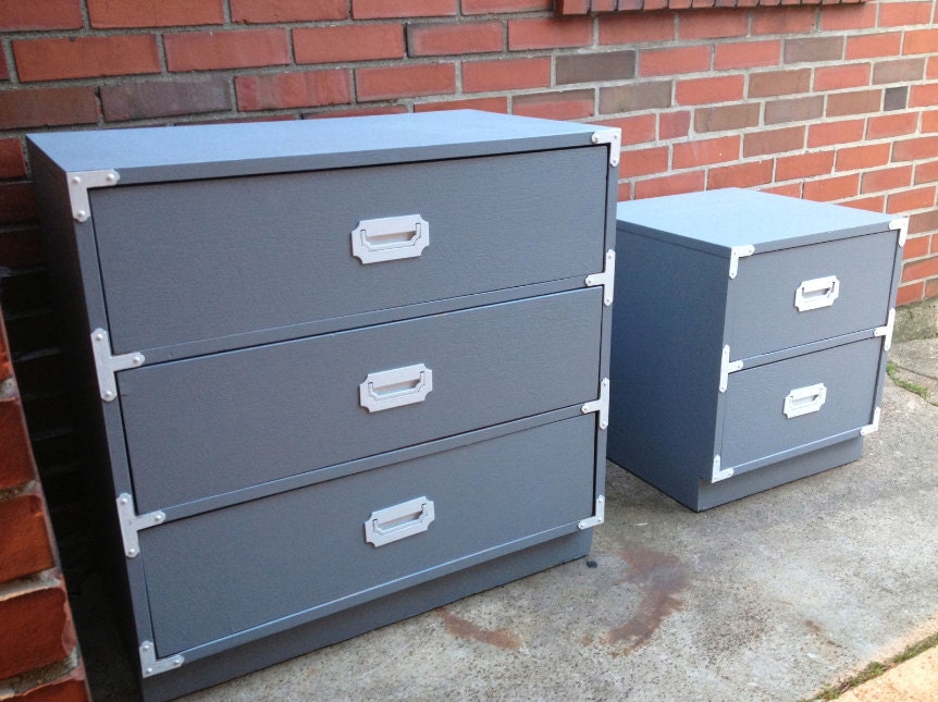 ReLoved and UpCycled - Campaign Dresser and Nightstand