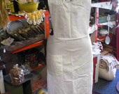 Vintage Battenberg Lace Apron