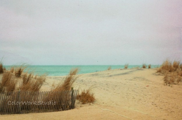 Ocean Photography Sale New Jersey Fine Art Photography Aqua Beach Turquoise Sea Shabby Home Decor Bedroom Living Room waves sand