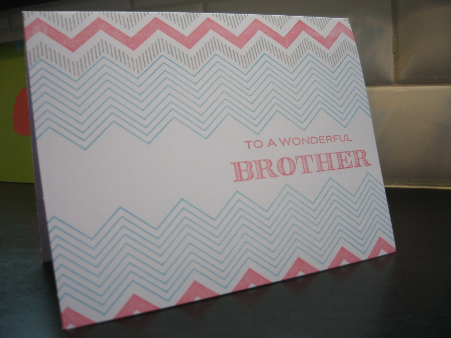 Birthday Card for Brother, Thank You Card for Brother
