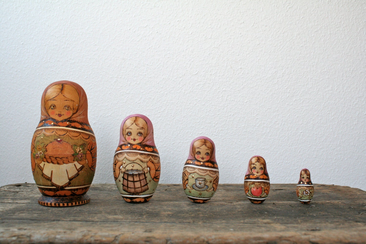vintage Matryoshka dolls