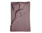 Full Double Custom duvet. New design by Lovely Home Idea. Light Purple certified  linen