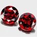 Brilliant True Red Garnet Perfectly Matched Faceted Rounds 4 MM Priced Per Pair