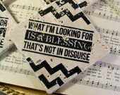 Coasters Travertine Christian Humor and Art Coasters What I'm Looking For Is A Blessing That's Not In Disguise