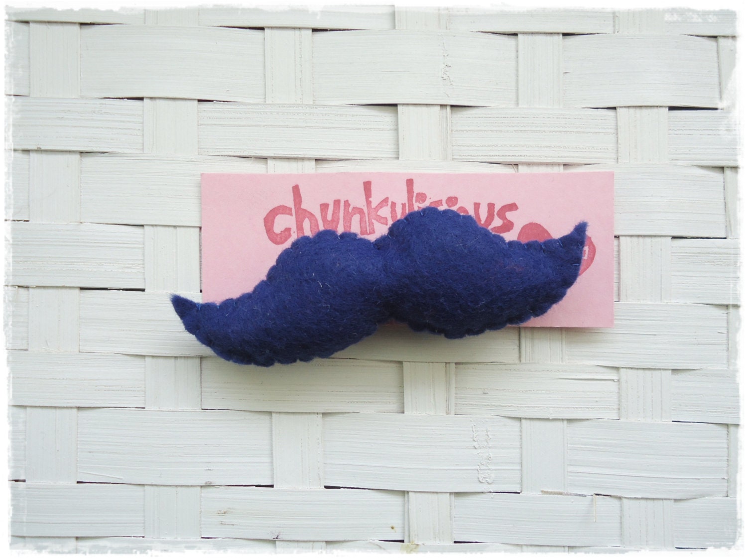 Moustache Brooche