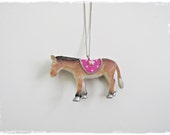 Circus Animal necklace - donkey