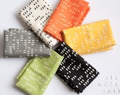 Half Yard Bundle Comma Commas, 6 Pieces, Brigitte Heitland, Zen Chic, Moda Fabrics, 100% Cotton Fabric