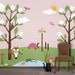 Tree Wall Stencils, Forest Wall Mural for Girls Room Mural, 29 LARGE Forest Wall Stencils