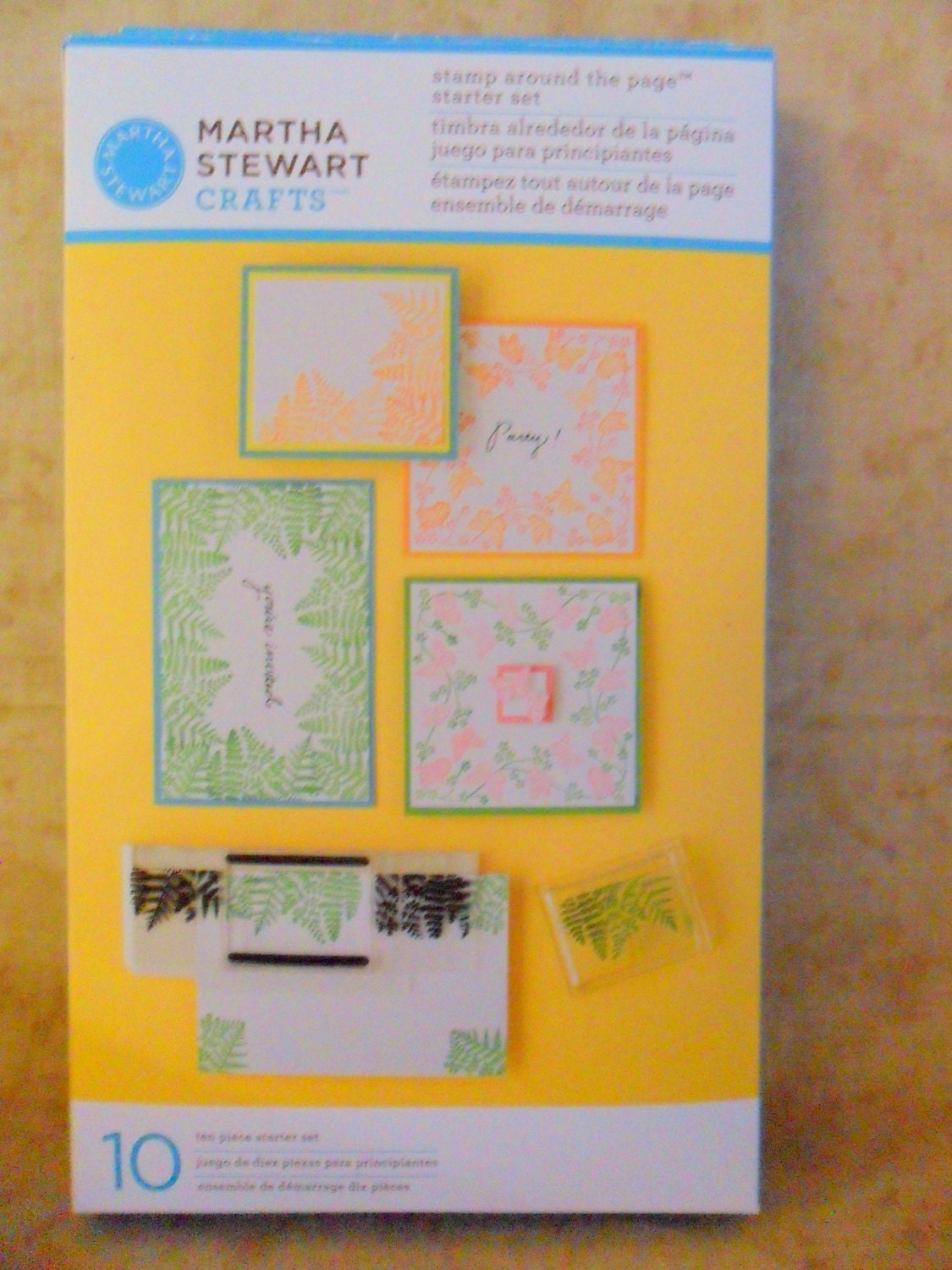 Martha Stewart Crafts Stamp Around the Page Starter Set-SALE