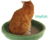 Pet Bed Hand Knit Felted Peruvian Highland Wool Cat Bed - Benne