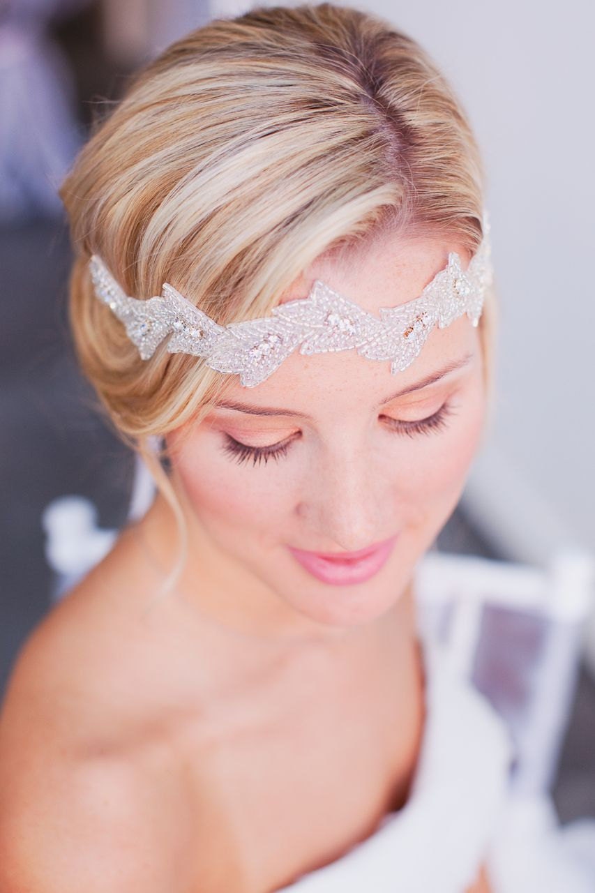 Ali,  Rhinestone Beaded Headpiece,  Bridal Headpiece, Beaded Wedding Headpiece,  Bohemian Headpiece, READY To SHIP