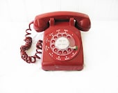 1950s - Rare Red Bell Systems Western Electric Telephone