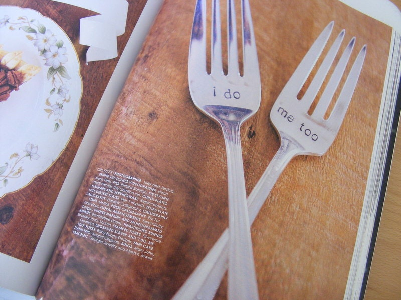 i do me too wedding forks