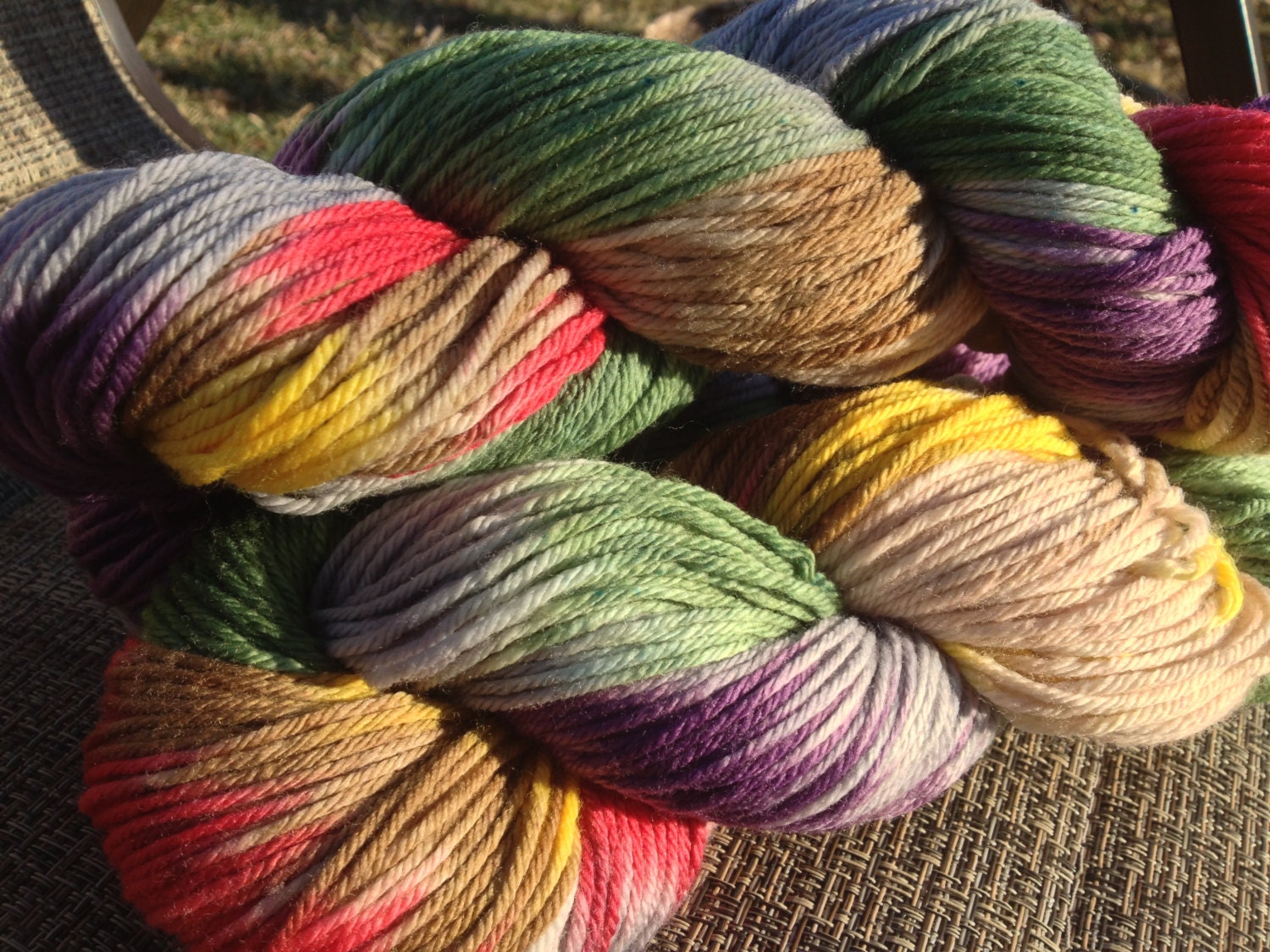 Sale, Travel In Time, Inspired by Doctor Who, Handpainted Worsted Weight Superwash, 15% off With Coupon:VALENTINE