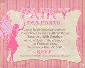 Fariy Invitation - DIY PRINTABLE FILE - Girls Birthday Party Il_170x135