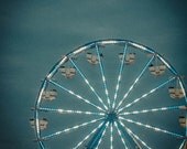 Spun - Ferris Wheel, Fun, Fair, Carnival Ride, Fine Art Photography 8 x 10 Giclee Print /  Wall Art, Office, Gift Under 50