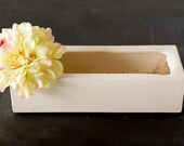 Vintage Bone White Porcelain Planter - Spring Home Decor, Garden Planter, Vase, or Storage Bowl