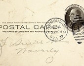 Vintage / Antique Post Card from Columbus Ohio (c.1905) - Paper Ephemera, Scrapbook/Journal Supply, Altered Art, Mixed Media Supply