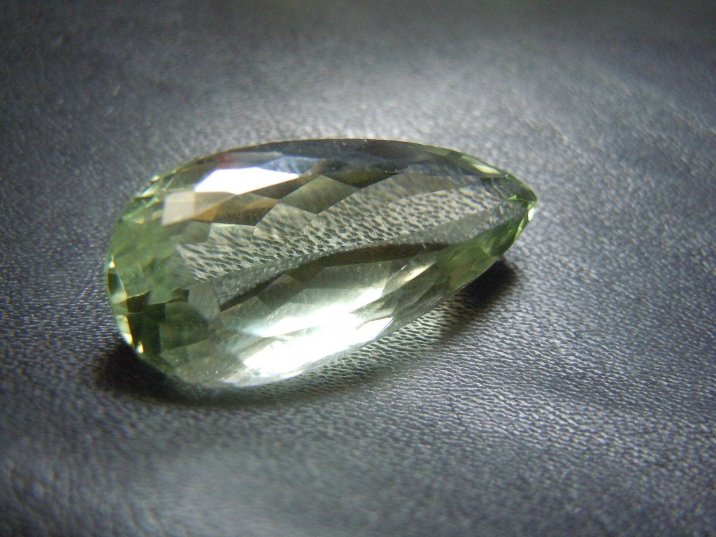 Top Quality Green Amethyst  Quartz Cut Stone Pear Drops Huge Size -11x26MM Wholesale Price