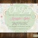 Cute Floral Baby Shower Invitations - Printable Digital File